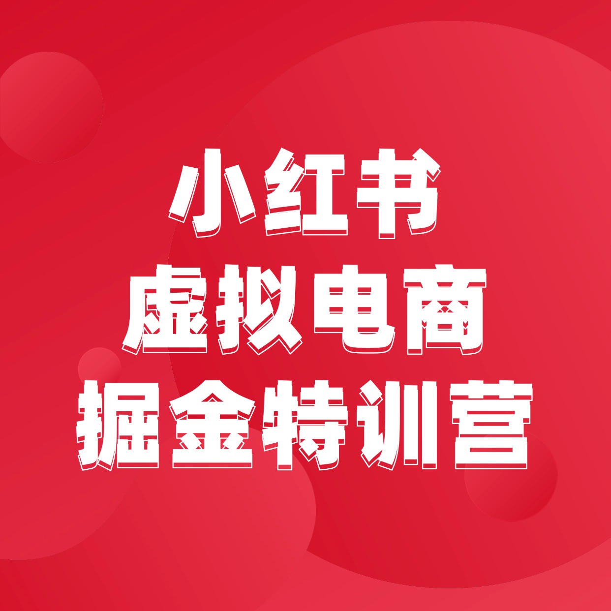 小红书__虚拟电商__掘金特训营